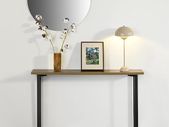 Console table  Entry Table Narrow  end table iron legs    FREE DELIVERY
