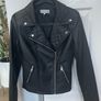 Like New: Faux Leather Jacket (Size Large) Image 2