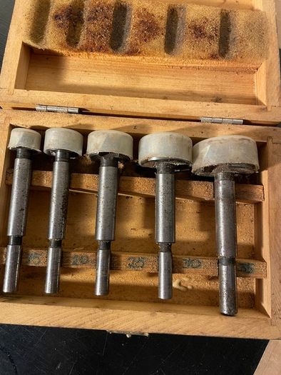 Vintage woodworking drill bit set 15mm-35mm