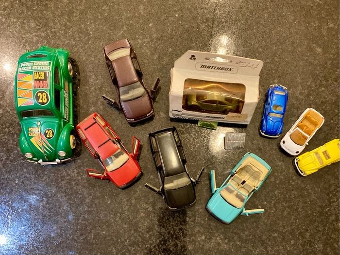 9 VW Toy Cars
