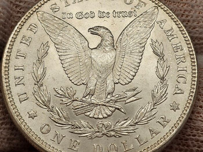 USA United States Silver 1887 Morgan Dollar Beautiful Uncirculated Lustrous Superb!