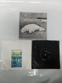 X3  7 Inch Vinyl Single Del Amitri Nothing Ever Happens, Depeche Mode Just Can't Get Enough, Talking Heads Road To Nowhere