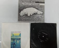 X3  7 Inch Vinyl Single Del Amitri Nothing Ever Happens, Depeche Mode Just Can't Get Enough, Talking Heads Road To Nowhere