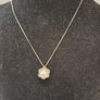 Pearl, diamond pendant and silver necklace Image 5