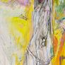 Framed Original Painting Eclectic Art Dublin Wedding Dress Art Bridal Original Art - Fashion Art - Couture Bride - Irish Figurative Art Image 9