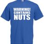Warning Contains Nuts  Funny Gift Ideas For Men tee top shirt Image 2
