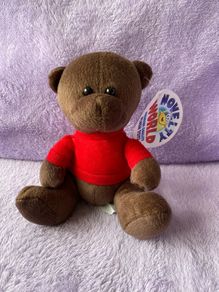Brand New Brown & Red Teddy Bear