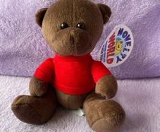 Brand New Brown & Red Teddy Bear