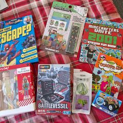 Mixed bundle, colouring, blocks and Games, NEW