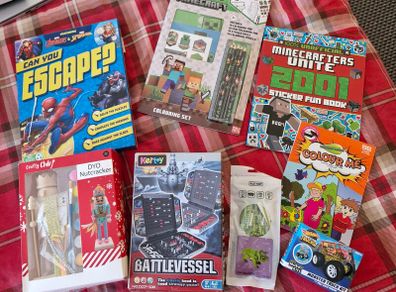 Mixed bundle, colouring, blocks and Games, NEW