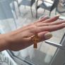 9ct Gold Celtic Cross Necklace - Hallmarked 375 - Made in Ireland Image 4