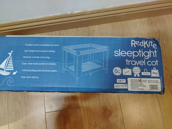 Red Kite Sleeptight Travel Cot (Ahoy Ships)