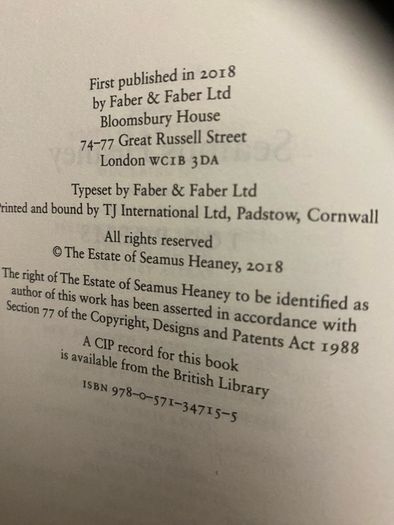 Seamus Heaney -100 Poems
