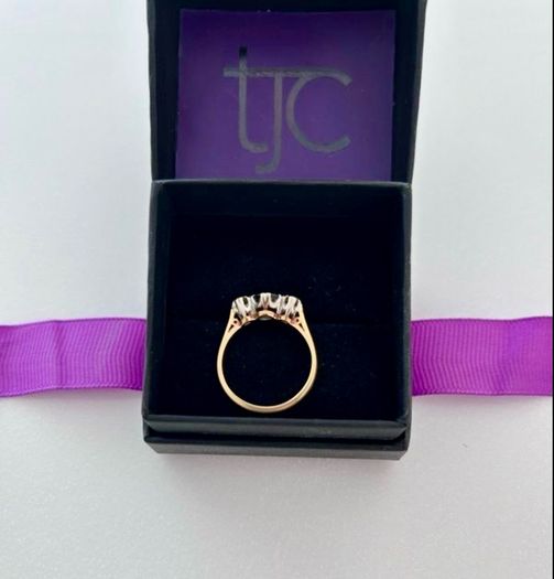 Antique diamond and sapphire ring