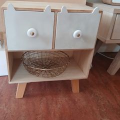 Small wooden  drawer unit