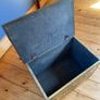 Vintage English Brass Fireplace Kindling Box Image 3