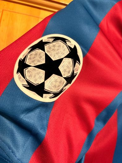 2006 Ronaldinho Barcelona Champions League Replica Retro Jersey