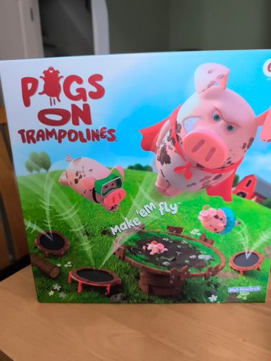 Pigs on Trampolines