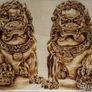 Pyrography Foo Dogs Image 2
