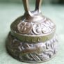Set of 2 Vintage  Brass Sanctuary Bells Leo x Aqvila Angus x Pelicanus Image 10
