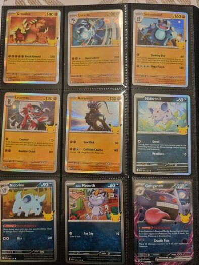 Pokemon 30th Anniversary Binder and Cards