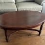 Mid Century Oval Shaped Coffee Table Image 2