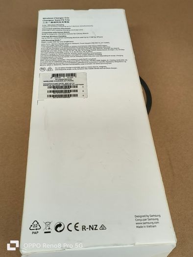 Official Genuine Samsung Wireless Charger Trio 3-in-1 Charging - Ep-p6300tbeggb