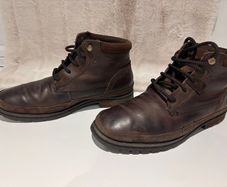 Caterpillar brown leather boots - good condition