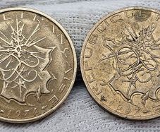 France 10 Francs Coins 1974 1987