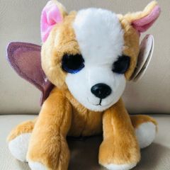 Keel Sparkle Eyes Puppy with Glitter Wings