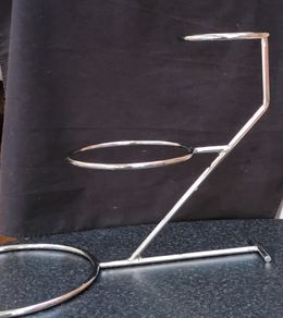 Elongated 3 tier Metal cake stand