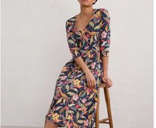 Seasalt Cornwall Organic Cotton Helena Midi Dress