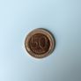 1992 Russia 50 Rubles bimetallic coin 25mm Image 2