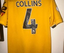 Football Jersey: Wolves 2022/23 Home Kit Collins #4