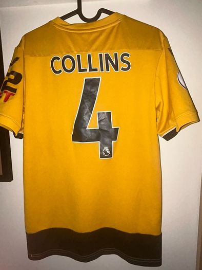 Football Jersey: Wolves 2022/23 Home Kit Collins #4