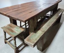Rustic Handmade Farmhouse Table