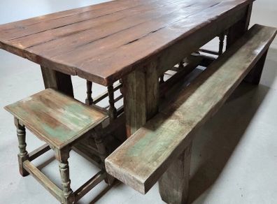Rustic Handmade Farmhouse Table