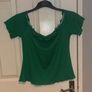 SHEIN green cropped top size XL Image 2