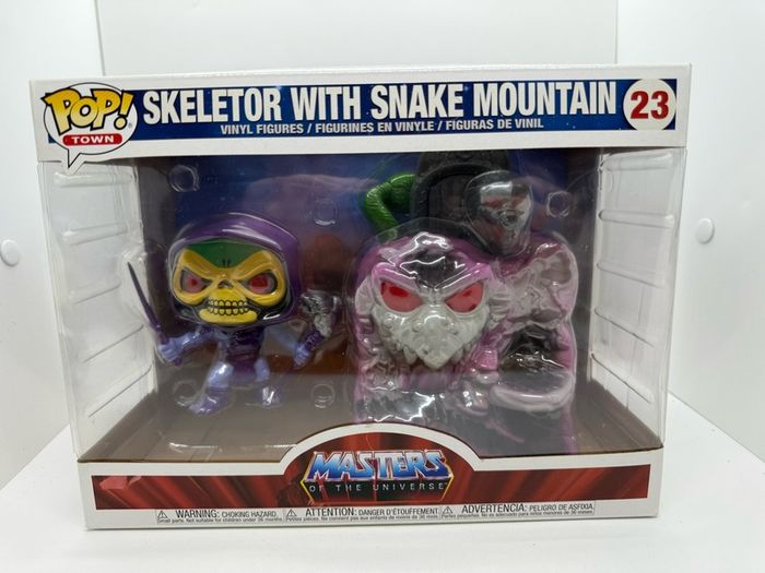 Masters Of The Universe Motu Funko Pop Vinyl #23 Skeletor With Snake Mountain