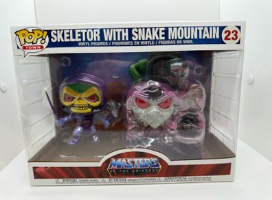 Masters Of The Universe Motu Funko Pop Vinyl #23 Skeletor With Snake Mountain