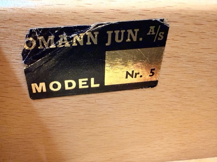 Mid Century Danish Rosewood Sideboard, Model 5, by Gunni Omann for Omann Jun Mobelfabrik