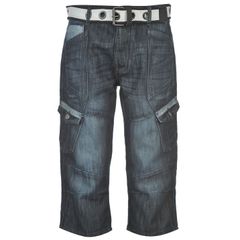 Airwalk CavCarg Men's Dark Wash Denim Shorts - Size XXXXL - Brand New & Tagged
