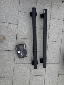 thule roof bars and Evo clamps