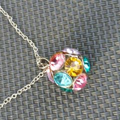 Lovely Necklace/Disco Pendant