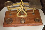 Antique Victorian or Edwardian postal scale