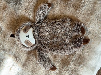 Cute sloth-shaped hot water bottle