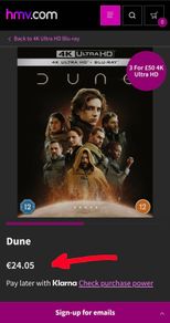 Dune 4K Ultra-HD Blu-ray 2021 - New & Sealed