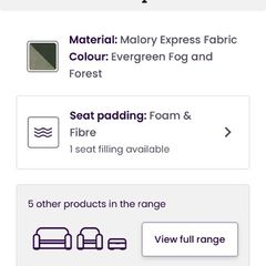 New in box Malory Express 2 seater sofa other items also available