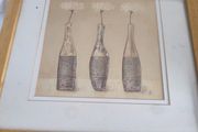 framed print still life flower vases.