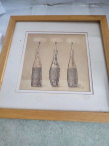 framed print still life flower vases.